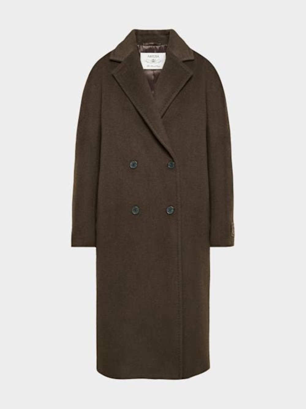 Aritzia Slouch Coat in Burnt Cedar Brown size XS